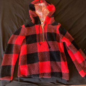 Plaid pullover